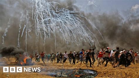 Gaza Clashes 52 Palestinians Killed On Deadliest Day Since 2014 Bbc News