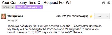 How to write an email to ask for time off. Last Minute PTO Requests During the Holidays | Kin HR ...