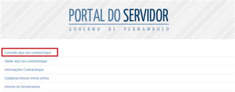Portal Do Servidor Pe Contracheque E Recadastramento Hot Sex Picture