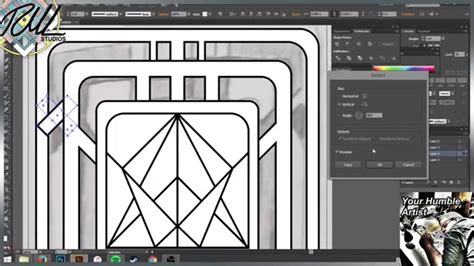 Adobe Illustrator Twitch Screencast Geometric Abstract Art December