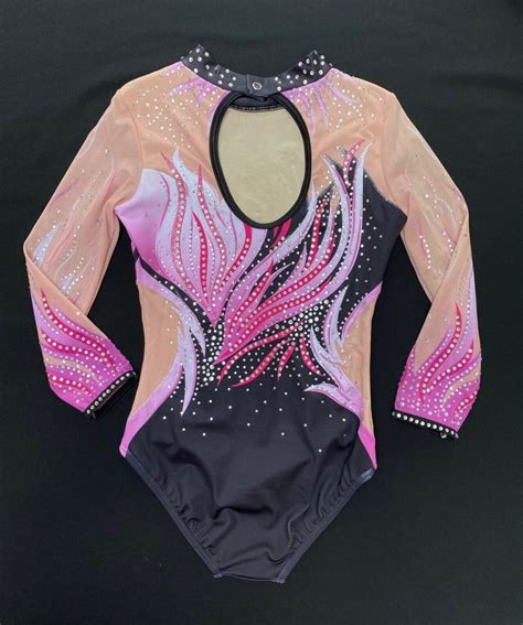 Elegance Girls Competition Gymnastics Leotard Acro Aerobics Rhythmic Tap Lilachelene Leotards