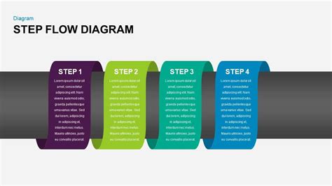 Step Flow Diagram Powerpoint Template And Keynote Slidebazaar