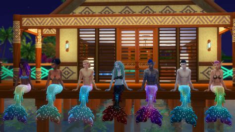 Sims 4 Mermaid Tails Island Living Cc Iwish Iwas
