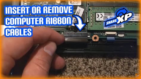 How To Easily Insert Or Remove Computer Ribbon Cables Youtube