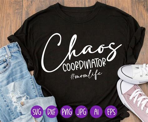 Mom Funny Svg Chaos Coordinator Svg Funny Saying Svg Chaos Etsy