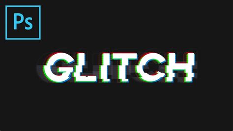 Photoshop Glitch Text Effect Advanced Tutorial Texteffect2 Youtube