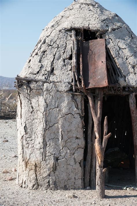 Haus Des Himba Stammes In Der Kunene Region Namibia H User Werden