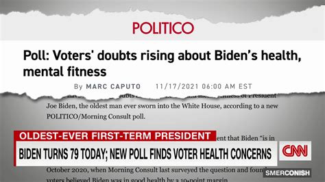 Poll Voter Doubts Rising About Bidens Health Mental Fitness Cnn Video