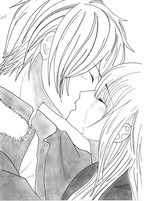 Kissing Anime Drawing At Getdrawings Free Download