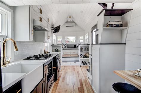 Beautifully Designed Tiny House With Luxury Kitchen And