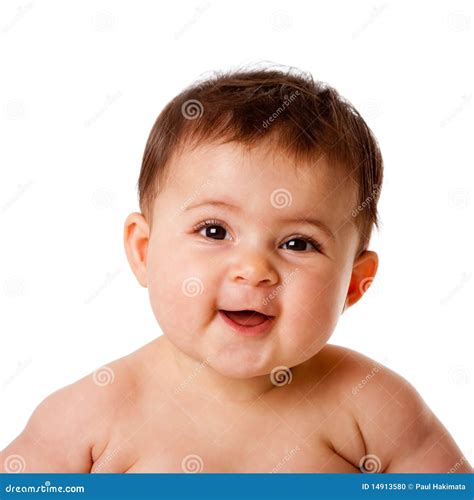 Happy Baby Face Stock Photo Image Of Isolated Happy 14913580