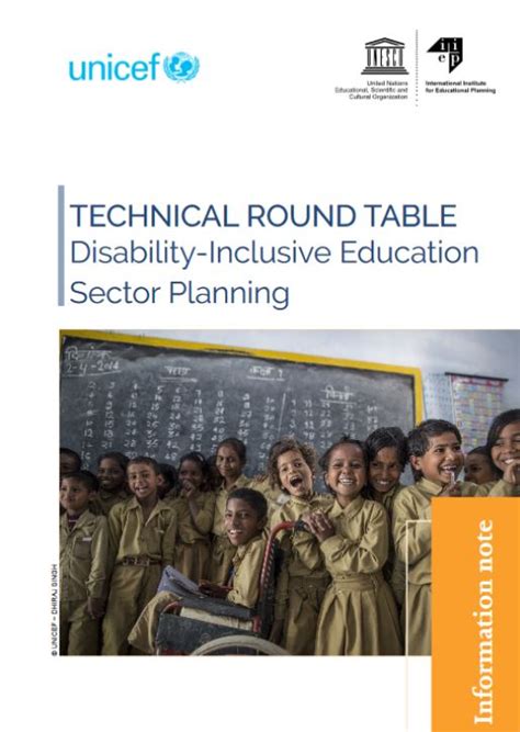 Technical Round Table Inclusive Education For Children With