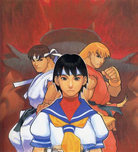 Kasugano Sakura Ryu Ken Masters And Akuma Street Fighter And 1 More
