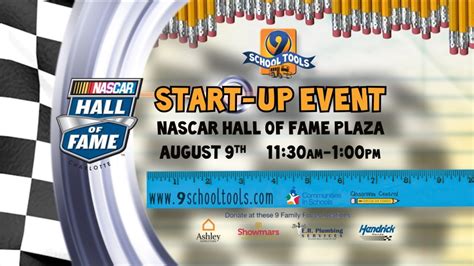 9 School Tools Nascar Hall Of Fame Startup With Aj Allmendinger Youtube