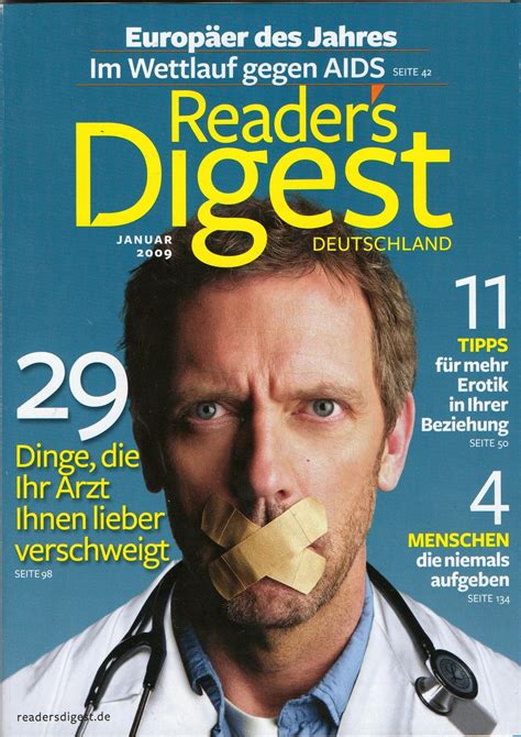 House (Cover of Reader's Digest Germany) - House M.D. Photo (3692716 ...