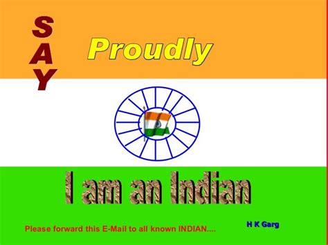 be proud to be an indian