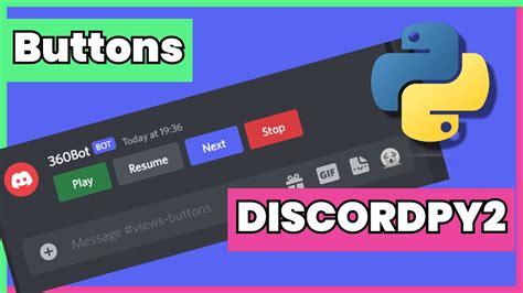 How To Add Buttons To Your Discord Message Channel Youtube