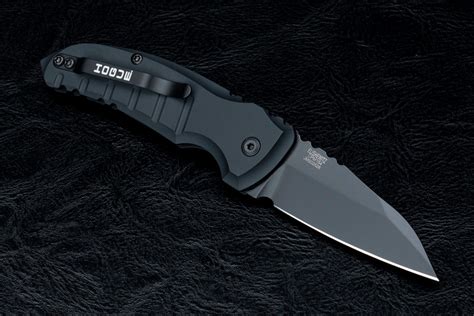 Hogue Knives A01 Microswitch Automatic Knife Wharncliffe Stonewashed