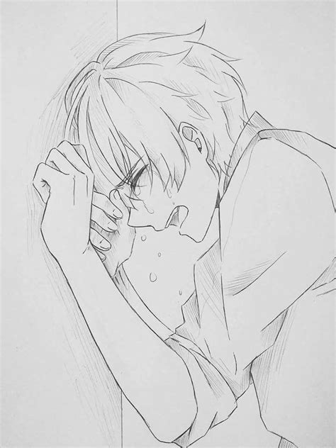 This Is Amazing Anime Crying Anime Drawings Sketches Anime Drawings