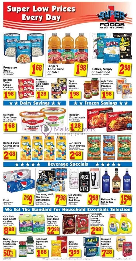 Hamilton | click here to switch stores. Super 1 Foods Weekly ad valid from 11/27/2020 to 12/01 ...