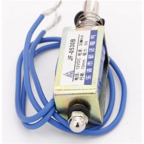Buy Online Dc 12 Volt Solenoid Pull Push Type Electromagnet In India