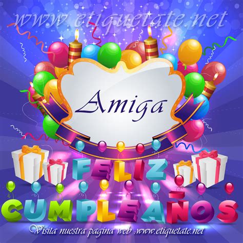Felicitaciones De Cumpleaños A Una Amiga Descargar Imágenes Gratis