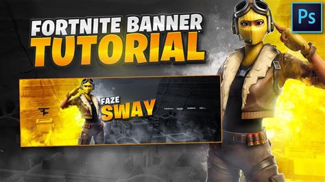 Tutorial How To Make An Epic Fortnite Banner In Photoshop 🎨 Easy