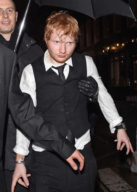 Ed Sheeran Looks Worse For Wear As He Leaves A Brits After Party In London Celebrity News