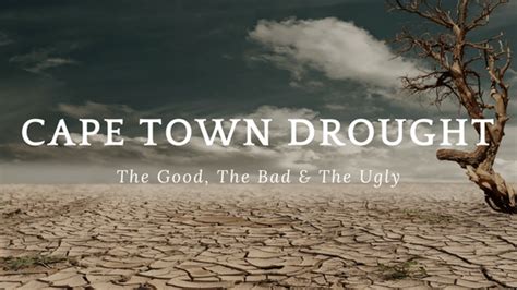 The Good The Bad And The Ugly Cape Town Drought Uncovered