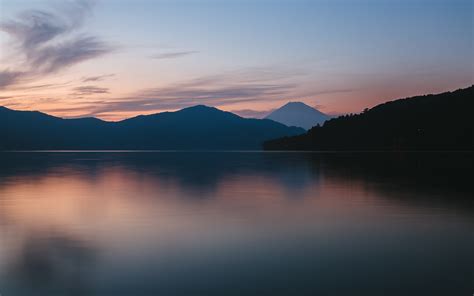 Wallpaper Reflection Sky Nature Loch Lake Calm Horizon Dawn