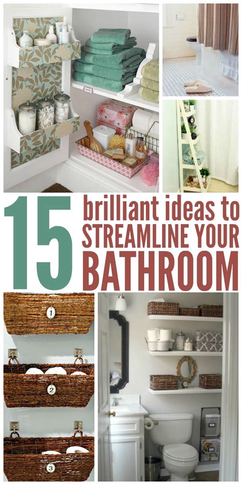 Today i'm sharing how i organize my bathroom cabinets so that everything is easy to find, even for guests! 15 Brilliant Ideas to Streamline Your Bathroom