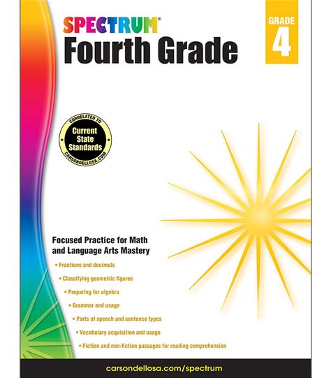 A Brighter Child Spectrum Fourth Grade Workbook
