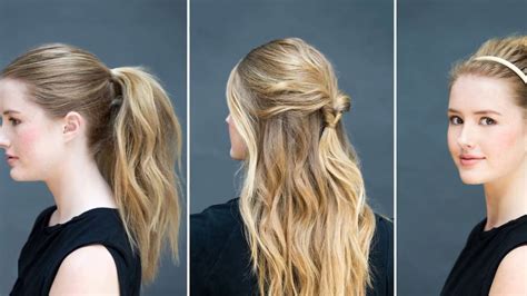 Easy Simple Hairstyles For Long Straight Hair Youtube