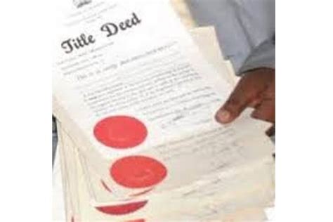 Colonialist System Of Title Deeds Can Also Protect Black Owners