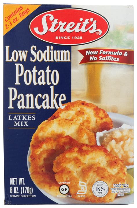 Grated potato pancakes with bleak roe, sour cream and. Streit'S Potato Pancake Mix Low Sodium, 6 Oz - Walmart.com - Walmart.com