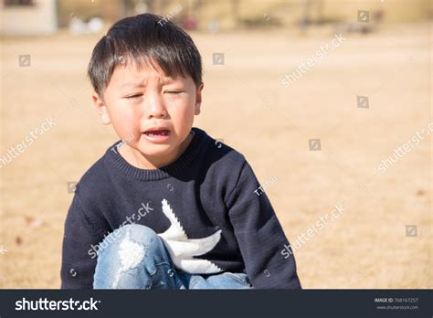 Boy Who Crying Park Stock Photo 768167257 Shutterstock