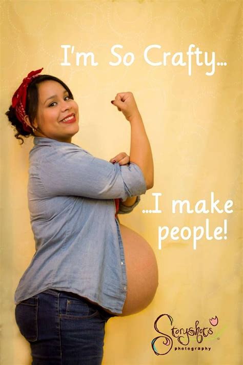 Fun Pinup Pregnant Rosie The Riveter Photoshoot With Storyshots 13356