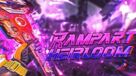All Rampart Heirloom Animations K Damage Gameplay Apex Legends Youtube