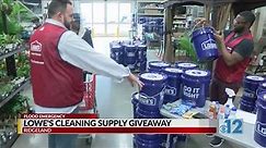 Lowe's cleaning supply giveaway