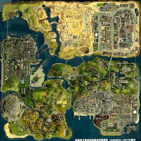 Click on a thumbnail to view the full image. GTA San Andreas HD Satellite Map Mod - GTAinside.com