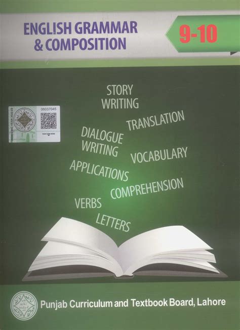 English Grammar Composition Class 9th 10th Ptb Iftikhar Book Depot