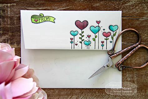 Love Is In The Air Envelope Art Mail Art Envelopes Decorated Envelopes