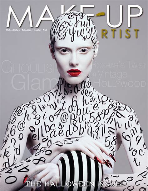 The Halloween Issue Of Make Up Artist Magazine Is Here This