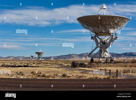 Very Large Array Astronomical Radio Observatory New Mexico Stock Photo