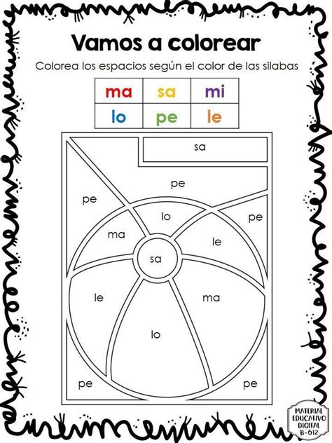 Matematicas para niños fichas imprimir. APRENDO LAS SÍLABAS (8) | Actividades de lectura ...
