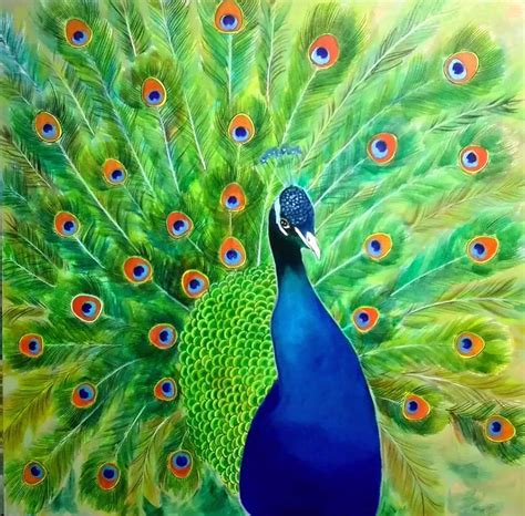 How Painting Peacocks Brought An Artist Peace Of Mind