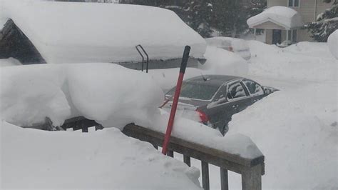Upper Peninsula Buried By Feet Of Snow Following Storm