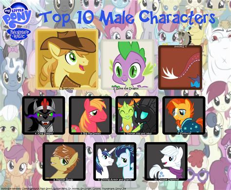 My Top 10 Male Mlp Characters By Double P1997 On Deviantart