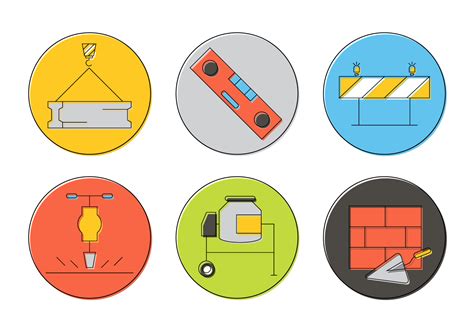 Free Construction Icons 118689 Vector Art At Vecteezy