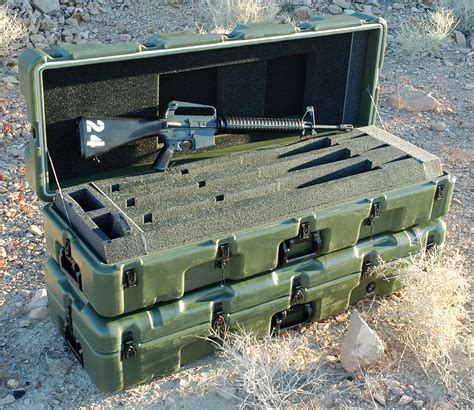 472 M16 3 Mobile Military Mobile Armory Rifle Case Peli